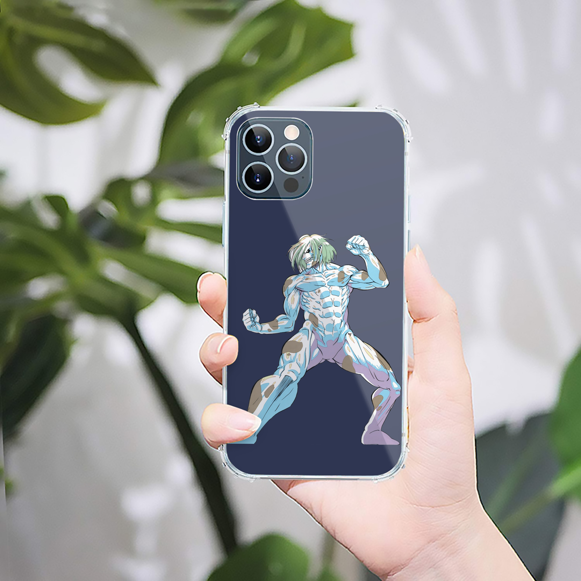 （画像用） 進撃の巨人 Attack on Titan 【iPhone 12シリーズ対応】透明スマホケース（クリアソフトケース）